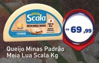 Queijo minas padrão meia lua scala kg