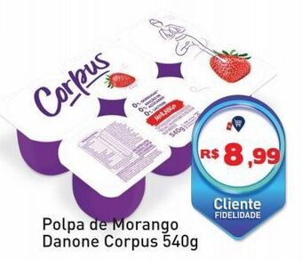 Tonin Superatacado Polpa de morango danone corpus 540g oferta