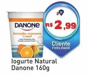 Tonin Superatacado Iogurte natural danone 160g oferta