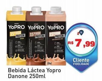 Tonin Superatacado Bebida láctea yopro danone 250ml oferta