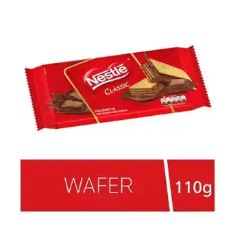 Imec Supermercados Biscoito wafer classic de chocolate nestlé 110g oferta
