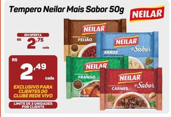 Tempero neilar mais sabor