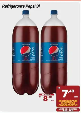 Refrigerante pepsi 3l