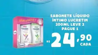 Bahamas Supermercados Sabonete liquido intimo lucretin 200ml leve 2 pague 1 oferta