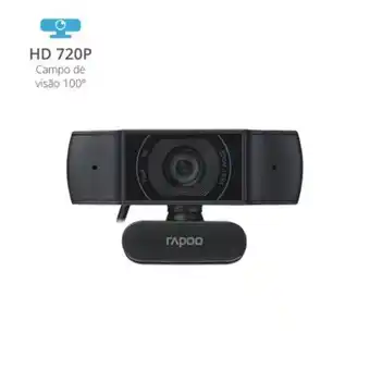 Webcam rapoo 720p foco automático c200 - ra015x [reembalado]