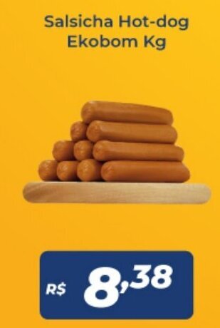 Atakarejo Salsicha Hot Dog Ekobom 1kg oferta