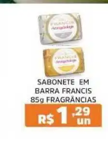 Supermercados Correia Sabonete Em Barra Francis Fragrâncias 85g oferta