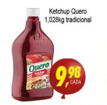 Kaçula Supermercados Ketchup Quero 1.028kg tradicional oferta