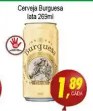 Kaçula Supermercados Cerveja Burguesa lata 269ml oferta