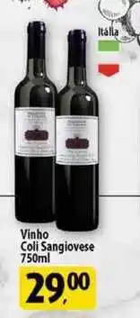 Coelho Diniz Vinho Coli Sangiovese 750ml oferta