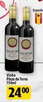 Coelho Diniz Vinho Plaza De Toros 750ml oferta