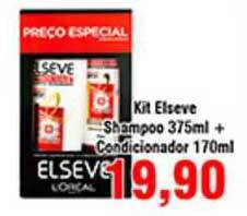 Shibata Supermercados Kit Elseve Shampoo 375ml + Condicionador 170ml oferta