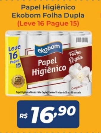 Atakarejo Papel Higiénico Ekobom Folha Dupla oferta