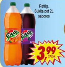 Kaçula Supermercados Refrig. Sukita pet 2L sabores oferta