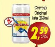 Kaçula Supermercados Cerveja Original lata 269ml oferta