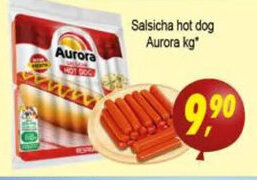 Kaçula Supermercados Salsicha Hot Dog Aurora 1kg oferta