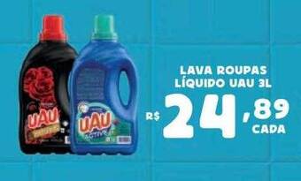 Bahamas Supermercados Lava roupas líquido uau oferta