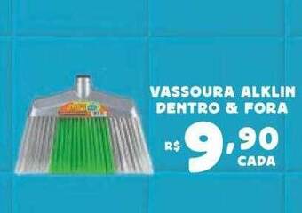 Bahamas Supermercados Vassoura alklin dentro & fora oferta
