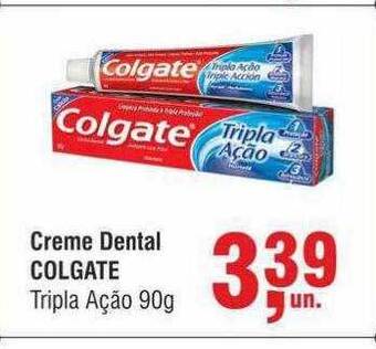 Higa Atacado Creme dental colgate tripla ação oferta