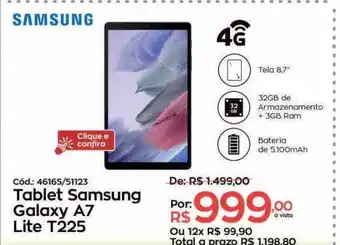Ibyte Tablet samsung galaxy a7 lite t225 oferta