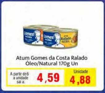 Atum gomes da costa ralado óleo-natural