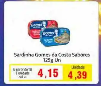 Spani Atacadista Sardinha gomes da costa sabores oferta