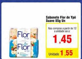 Spani Atacadista Sabonete flor de ypê suave oferta