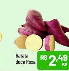 Supermercados Goes Batata doce roxa oferta