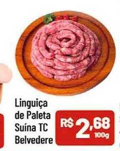 Supermercados Goes Linguiça de paleta suina tc belvedere oferta