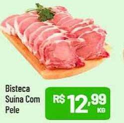 Supermercados Goes Bisteca suina com pele oferta