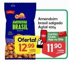 Supermercados Princesa Amendoim brasil salgado agtal 400g oferta