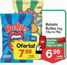 Supermercados Princesa Batata ruffles 70g oferta