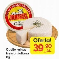 Supermercados Princesa Queijo minas frescal juliana kg oferta