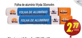 Kaçula Supermercados Folha de Aluminio Wyda 30cmx4m oferta