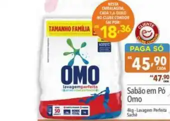 Supermercados Condor Sabão Em Pó Omo 4 oferta