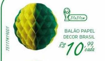 Balão papel decor brasil