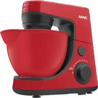 Batedeira planetária arno daily, 4l, 8 vel, 600w, vermelha - sx86