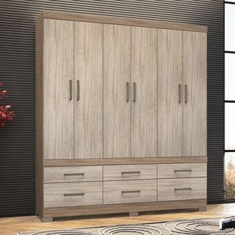 Pão de Açúcar Guarda-roupa casal demóbile veneto 06 portas oferta