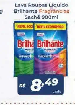 Atakarejo Lava roupas líquido brilhante fragrâncias sachê oferta