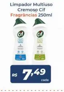 Limpador multiuso cremoso cif fragrâncias
