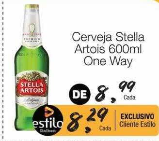 Supermercado Dalben Cerveja stella artois one way oferta
