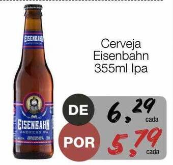 Supermercado Dalben Cerveja eisenbahn oferta