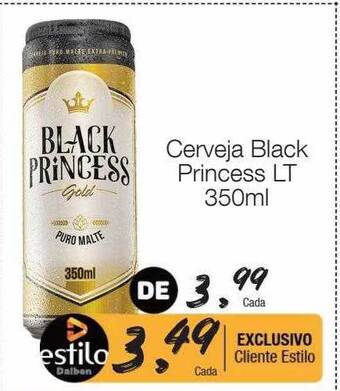 Supermercado Dalben Cerveja black princess lt oferta