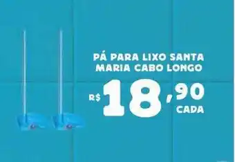 Pá para lixo santa maria cabo longo