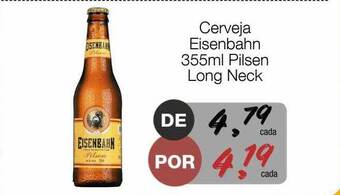 Supermercado Dalben Cerveja eisenbahn pilsen long neck oferta