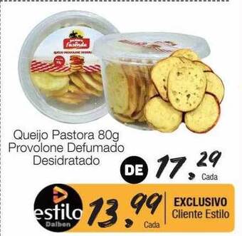 Supermercado Dalben Queijo pastora provolone defumado desidratado oferta