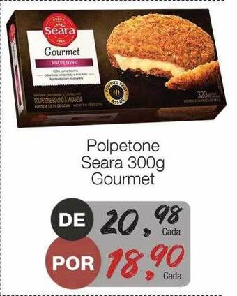 Supermercado Dalben Polpetone seara gourmet oferta