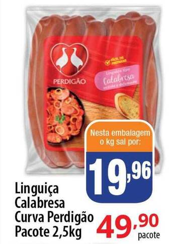 Akki Atacadista Linguiça calabresa curva perdigão oferta