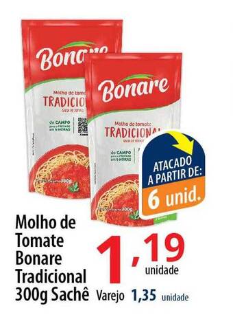 Akki Atacadista Molho de tomate bonare tradicional oferta