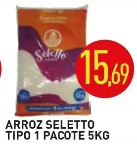 Calvo Atacadista Arroz Seletto Tipo 1 pacote 5kg oferta